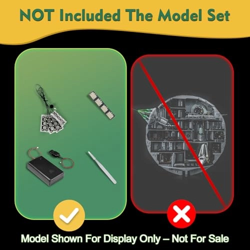 Light kit Compatible with Lego 75419 Death Star - RC Version LED