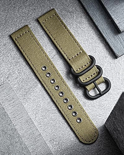 Watch Bands - 20mm 22mm Cotton Canvas
