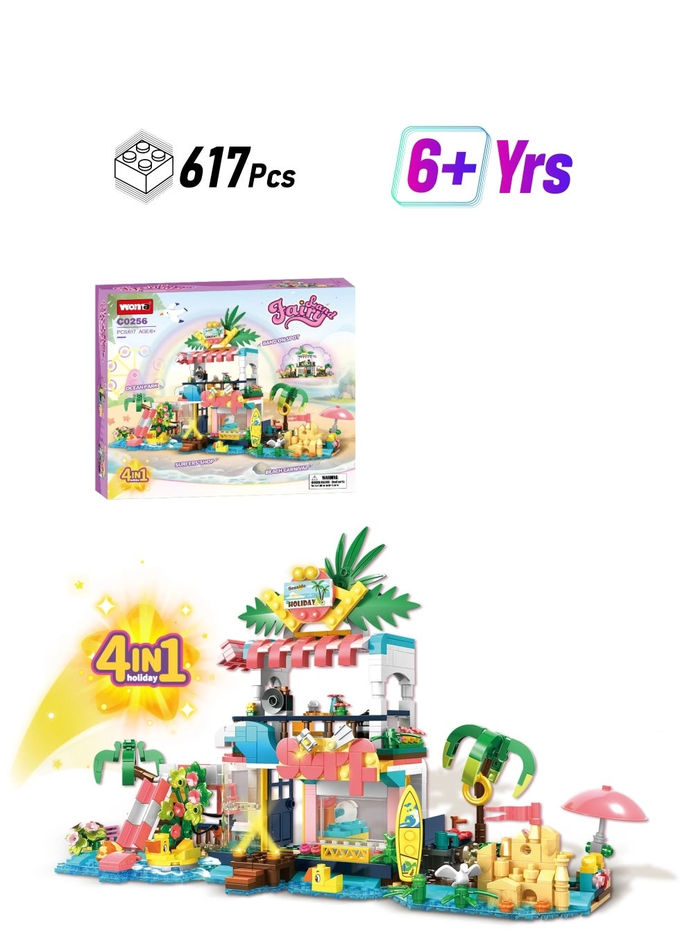 WOMA Surf Beach House - Construction 617 pcs