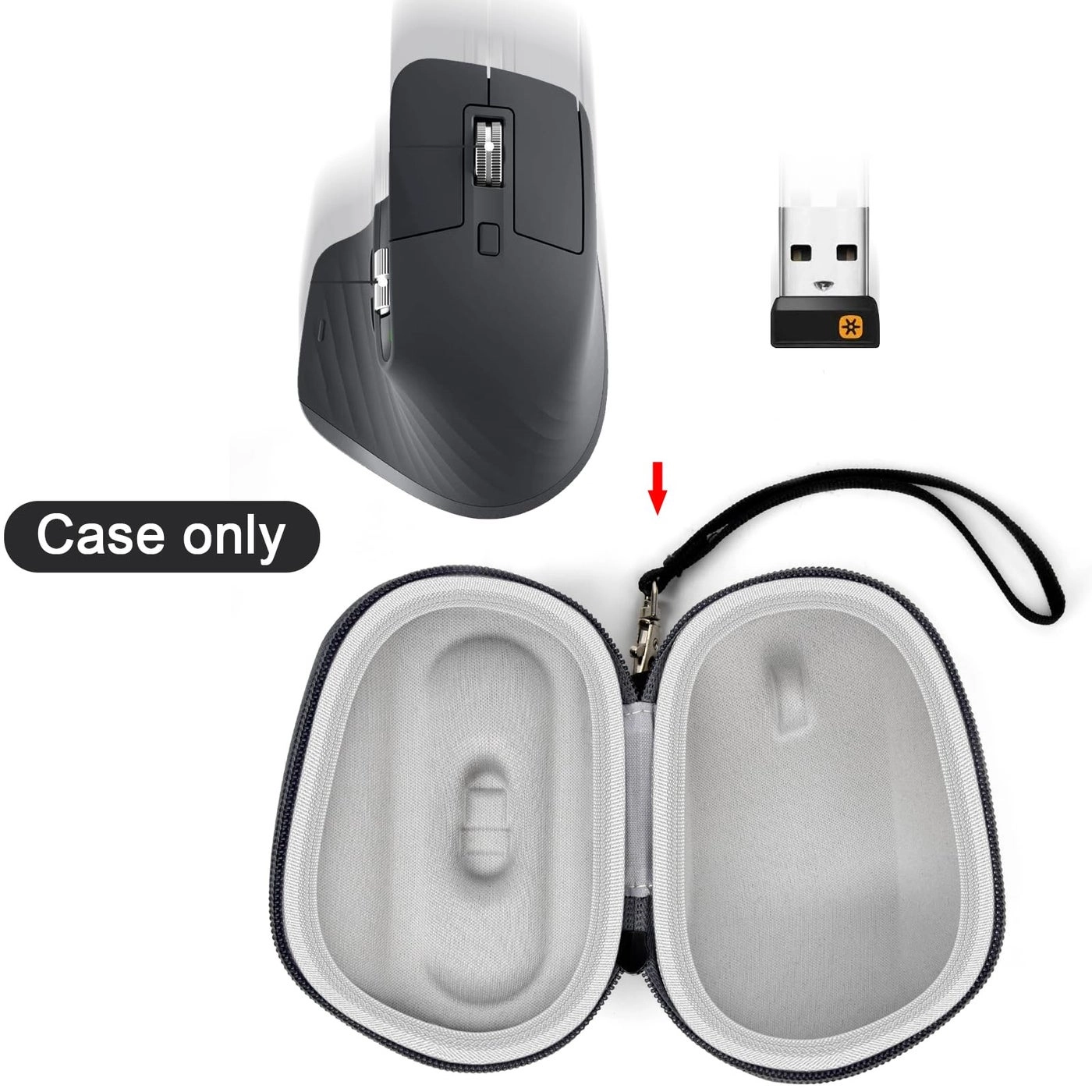 Portable Bluetooth Mouse Storage Box Bag