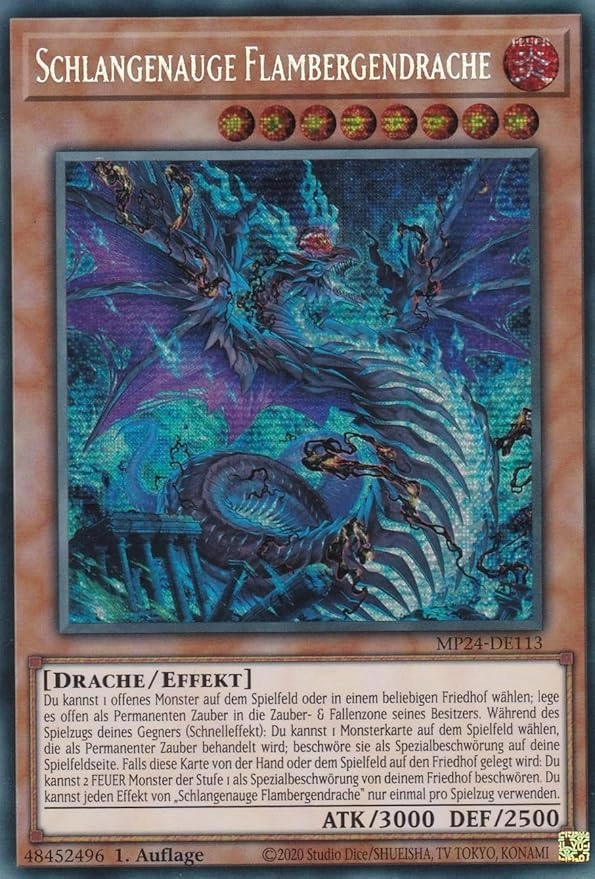 MZTCG Yugioh Snake Eye Flamberg Dragon MP24-DE113 - German