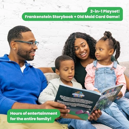 Frankenstein + Old Maid Card Game 2-in-1 Playset - 3 and up