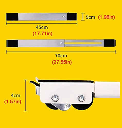 Washing Machine Base - Silver Adjustable 45-70cm