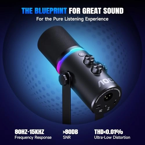 Dynamic Microphone USB+XLR Microphone