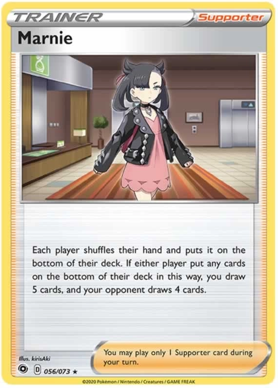 Pokémon Pokemon Marnie 056/073 - English + Toploader