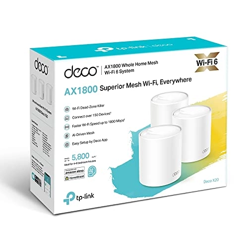 Deco X20 - 802.11n|802.11ax|802.11b|802.11ac|802.11g 1 piece(s)