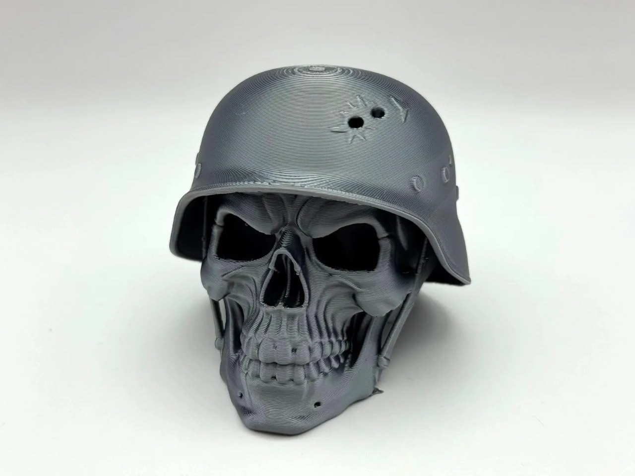 BHISRA FAB Army Skull Skeleton - Resin