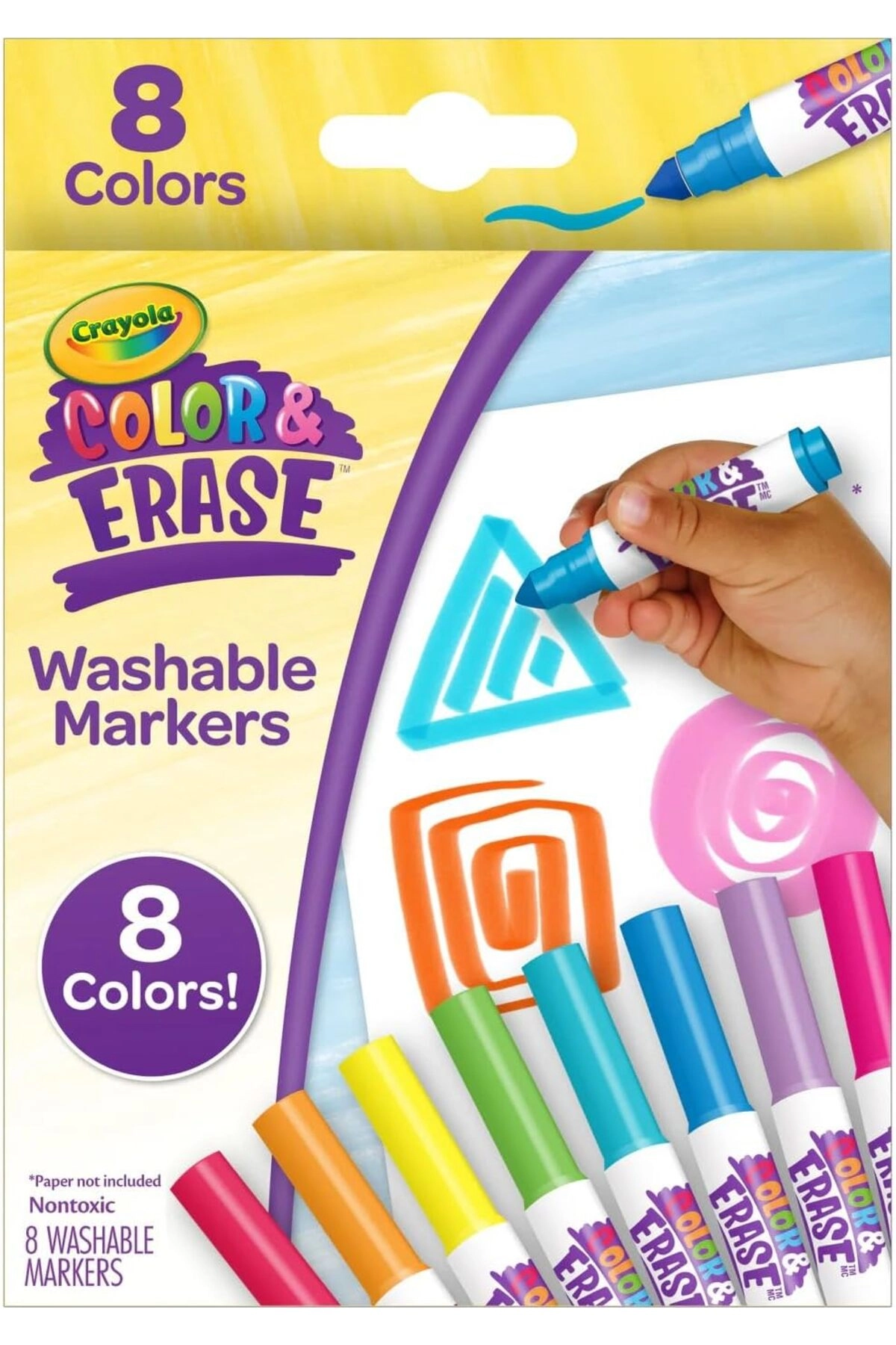 COLOR LAND CHILDRENS TOYS CENTER LLC Color & Erase - 8 Count