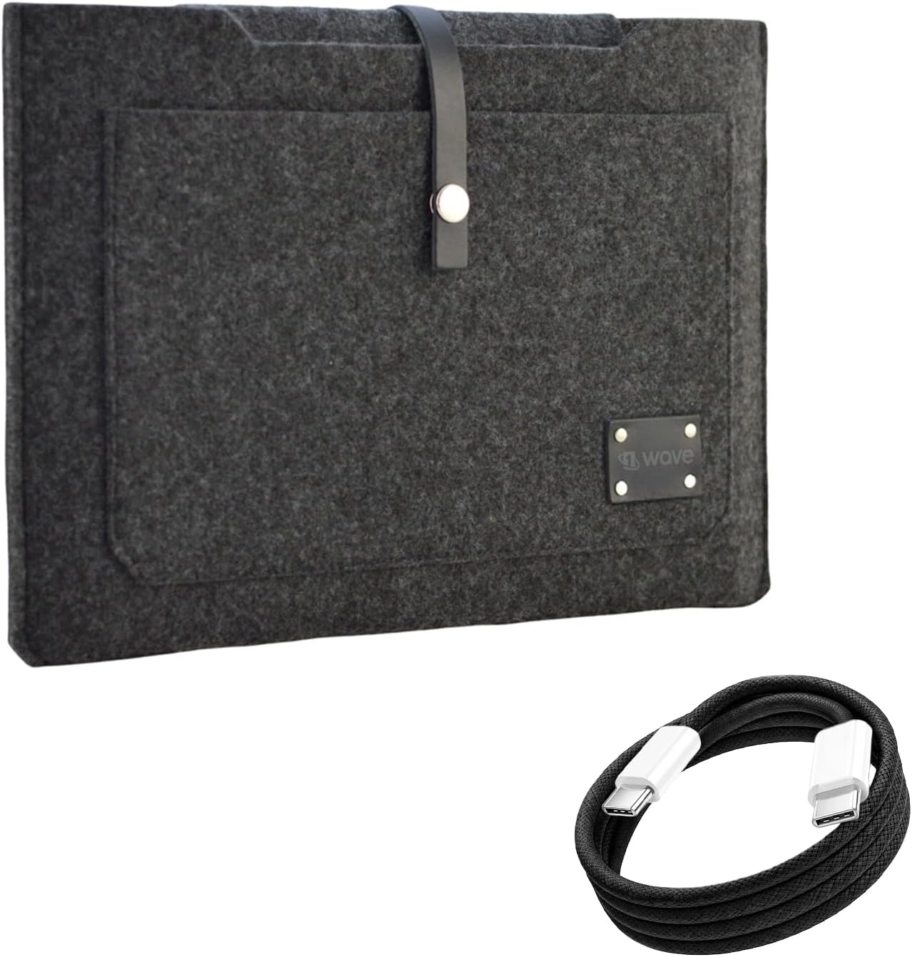 Cyber Terra Atelier Felt Laptop Sleeve for 15-Inch Laptop