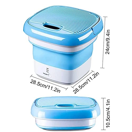 Portable Washing Machine,Turbine Folding Mini Usb Laundry Washer,Perfect For Apartments, Rvs And Small Space Living Shandongmt (Color : B)
