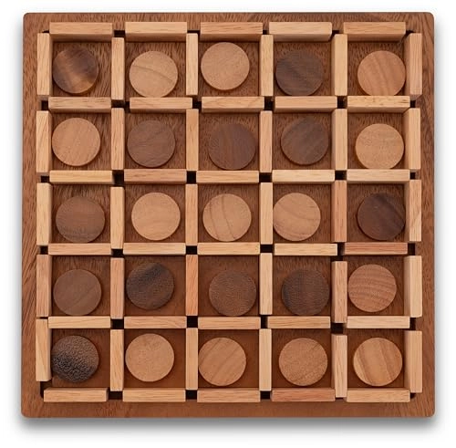 Dots and Boxes - Wooden Strategy Game