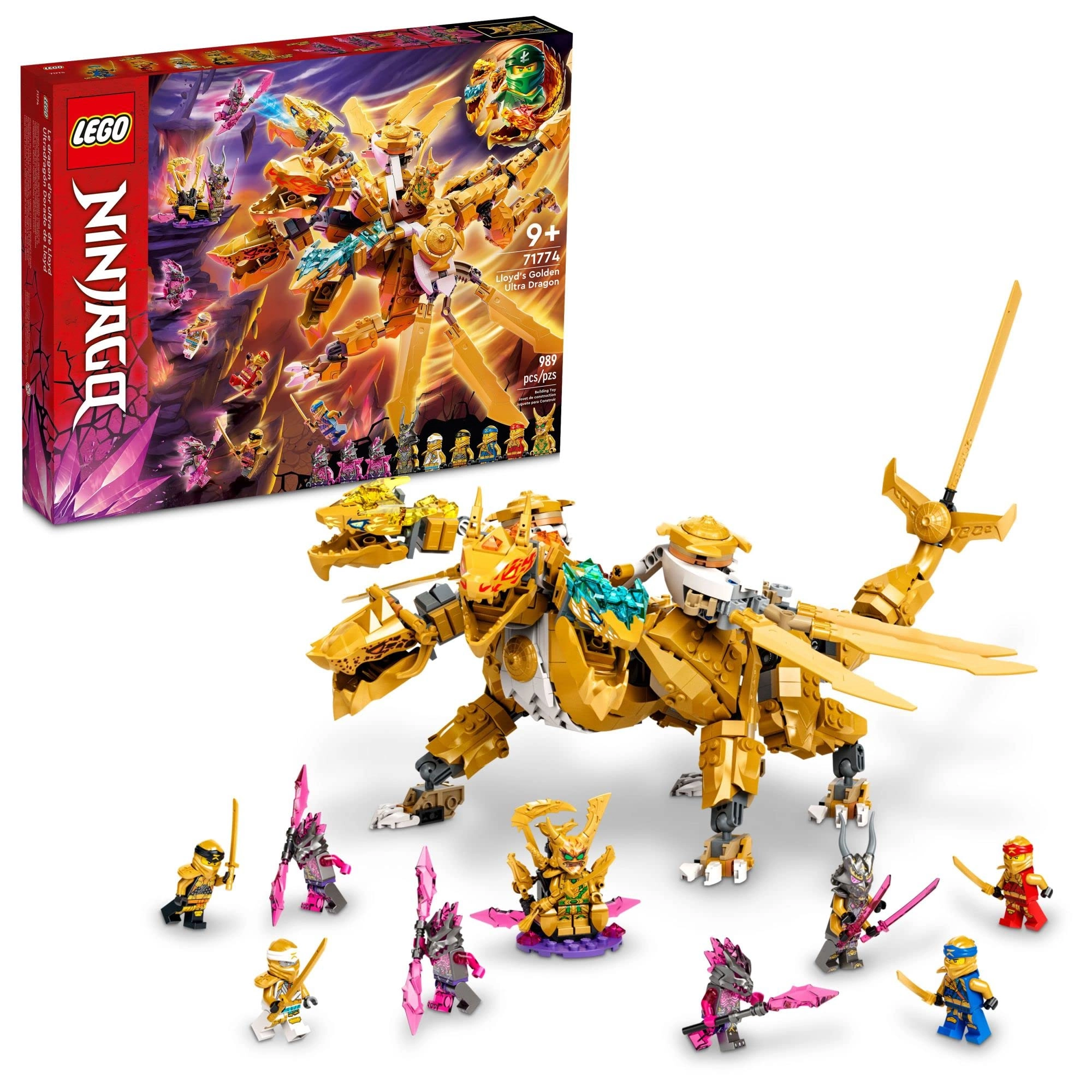 LEGO NINJAGO Lloyd’s Golden Ultra Dragon (71774)