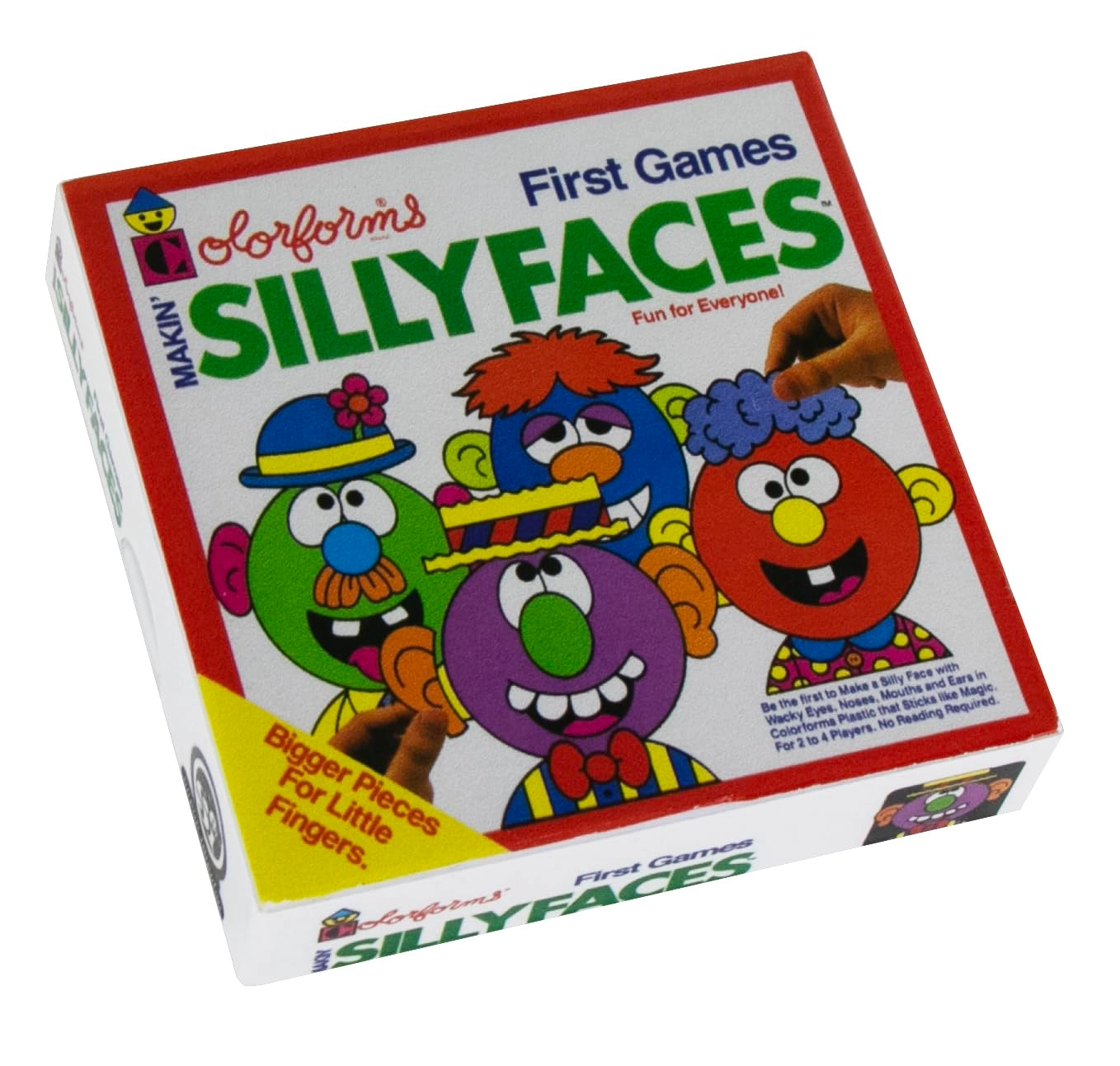 Super Impulse USA Colorforms Silly Faces - 6+ 10 pieces