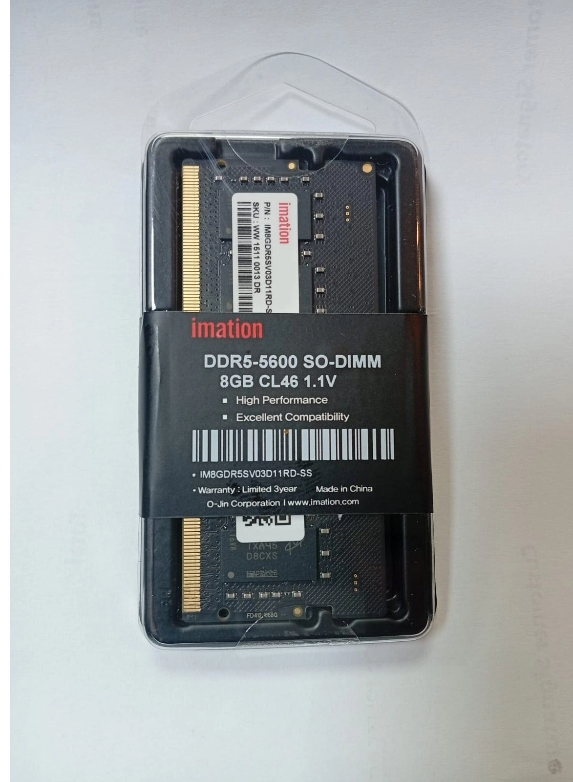 Imation DDR5 Laptop RAM - 8GB 5600MHz SO-DIMM