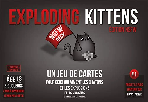 Exploding Kittens: NSFW Edition - Card Game (French)