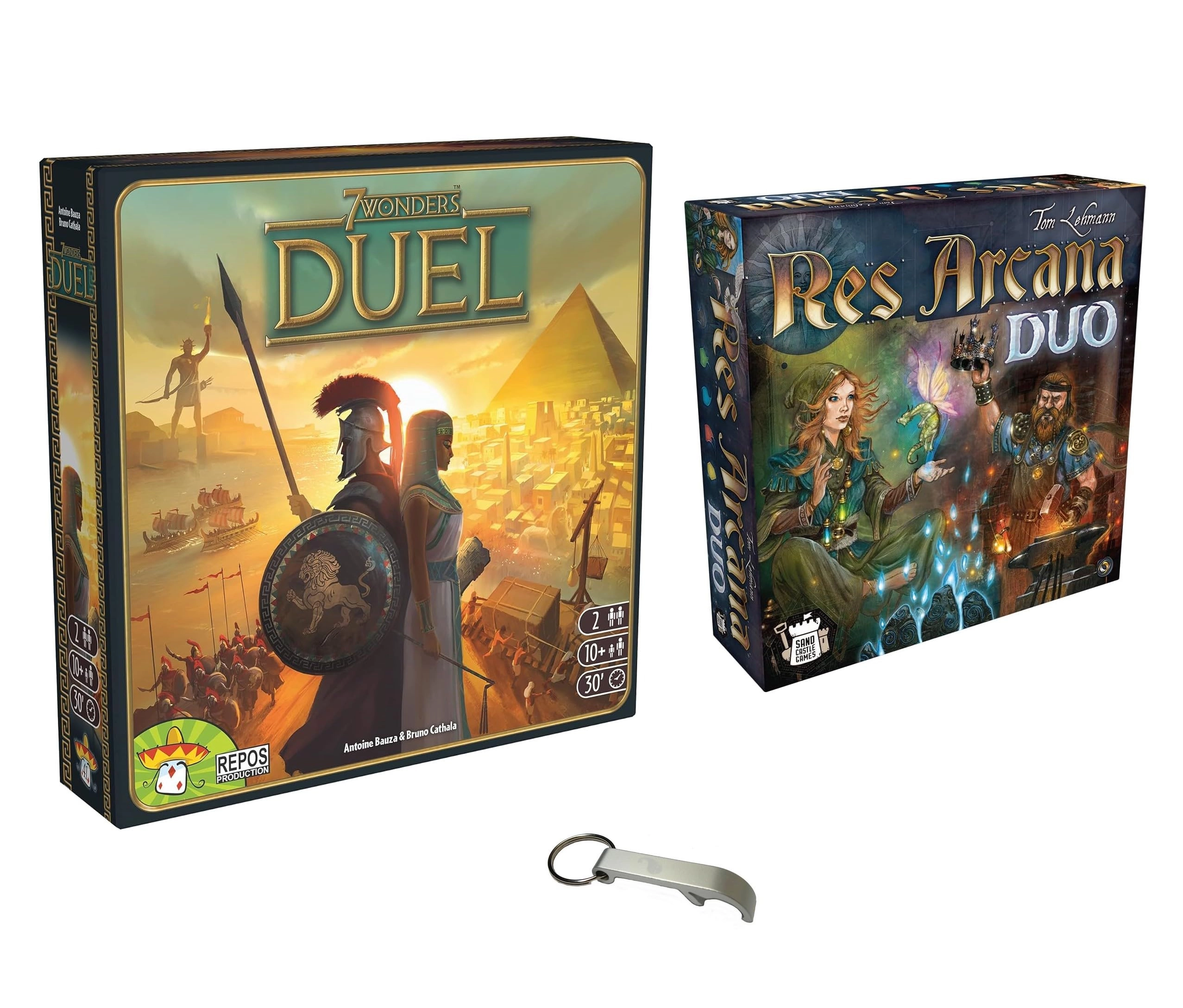 Res Arcana Duo - 2 players + Seven Wonders Duel + Decap