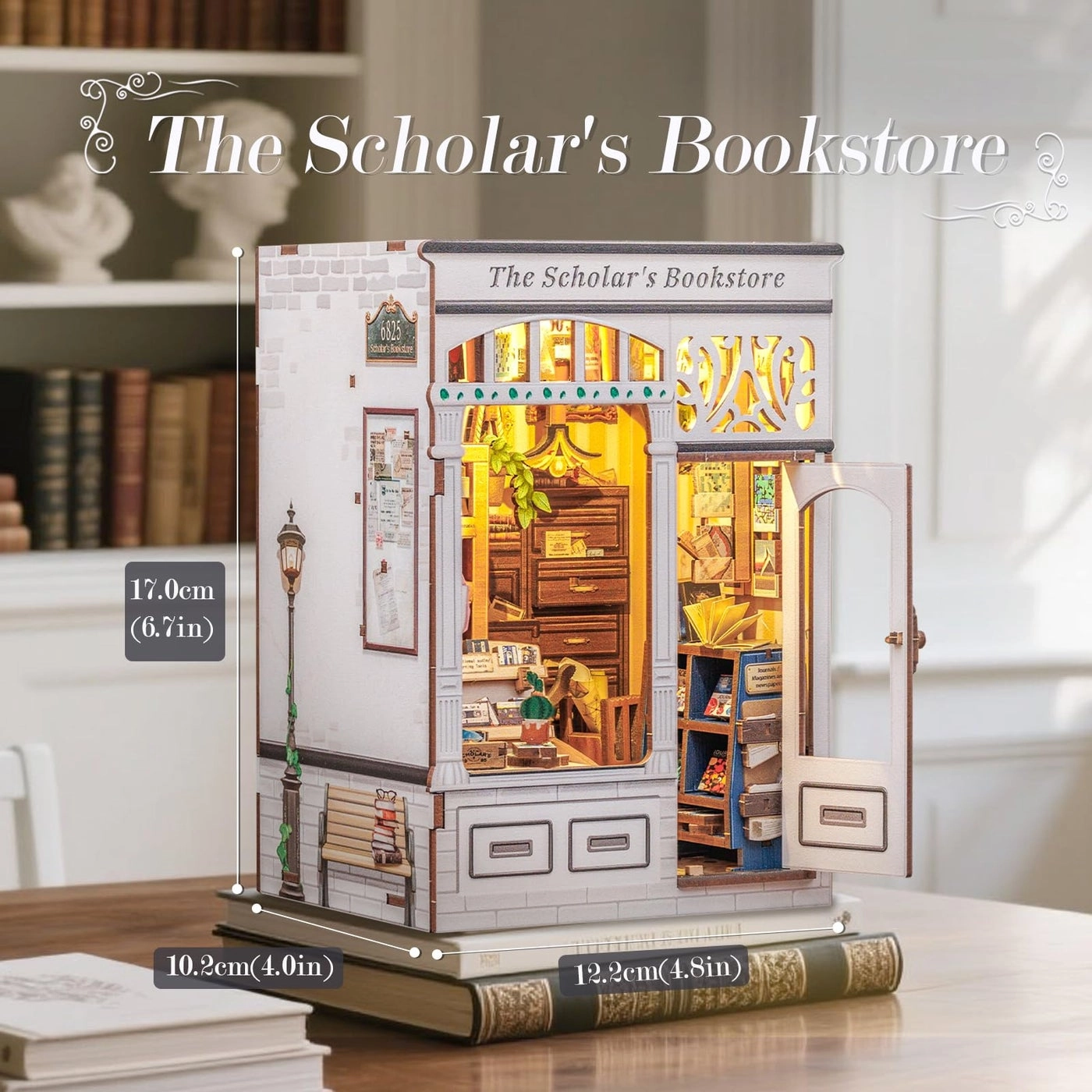 Book Nook Kit - Muse Bookstore 1:12 Scale