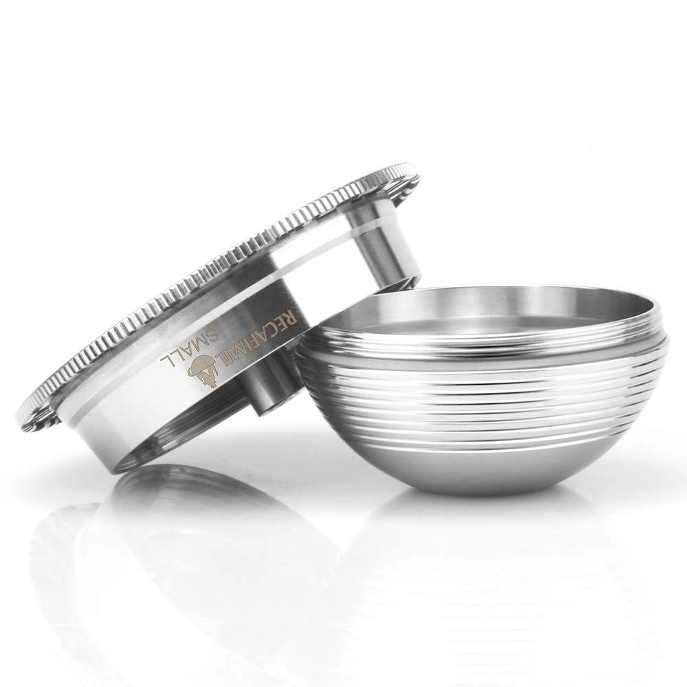 RECAFIMIL Stainless Steel Reusable Capsule - 70ml + Plastic Nespresso Capsule Shell - 150ml
