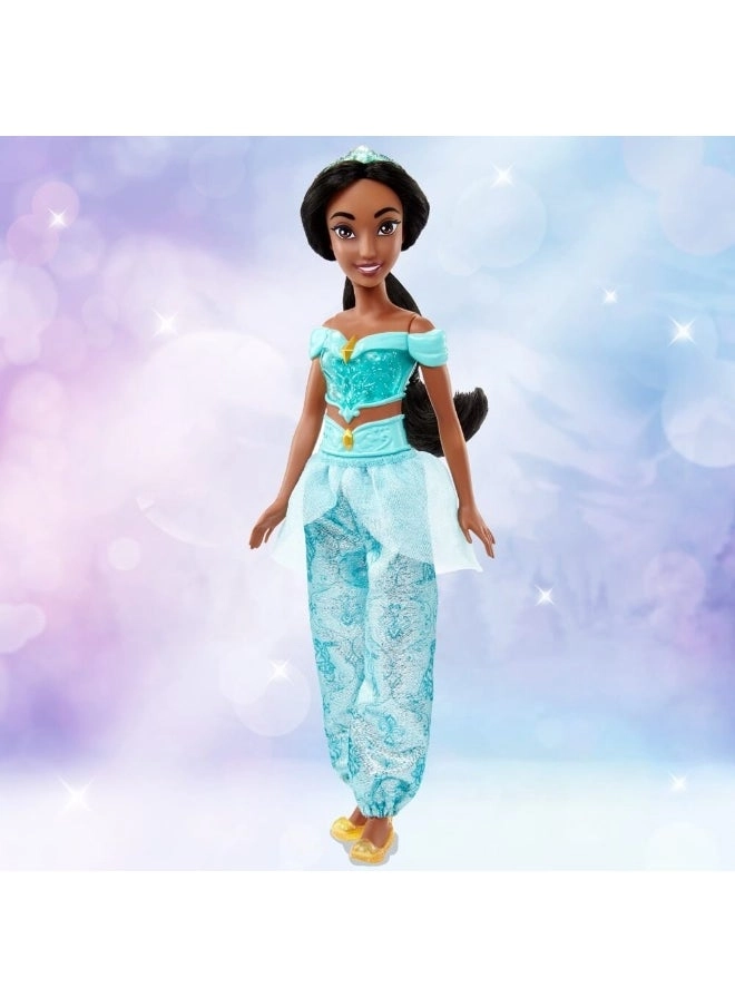 Princess Jasmine Fashion Doll - 32.5 cm Glitter Blue Ages 60+