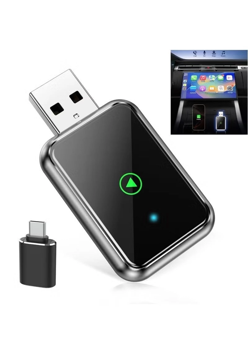 Necomi Wireless CarPlay Adapter - iPhone Bluetooth 5.3 USB/Type-C