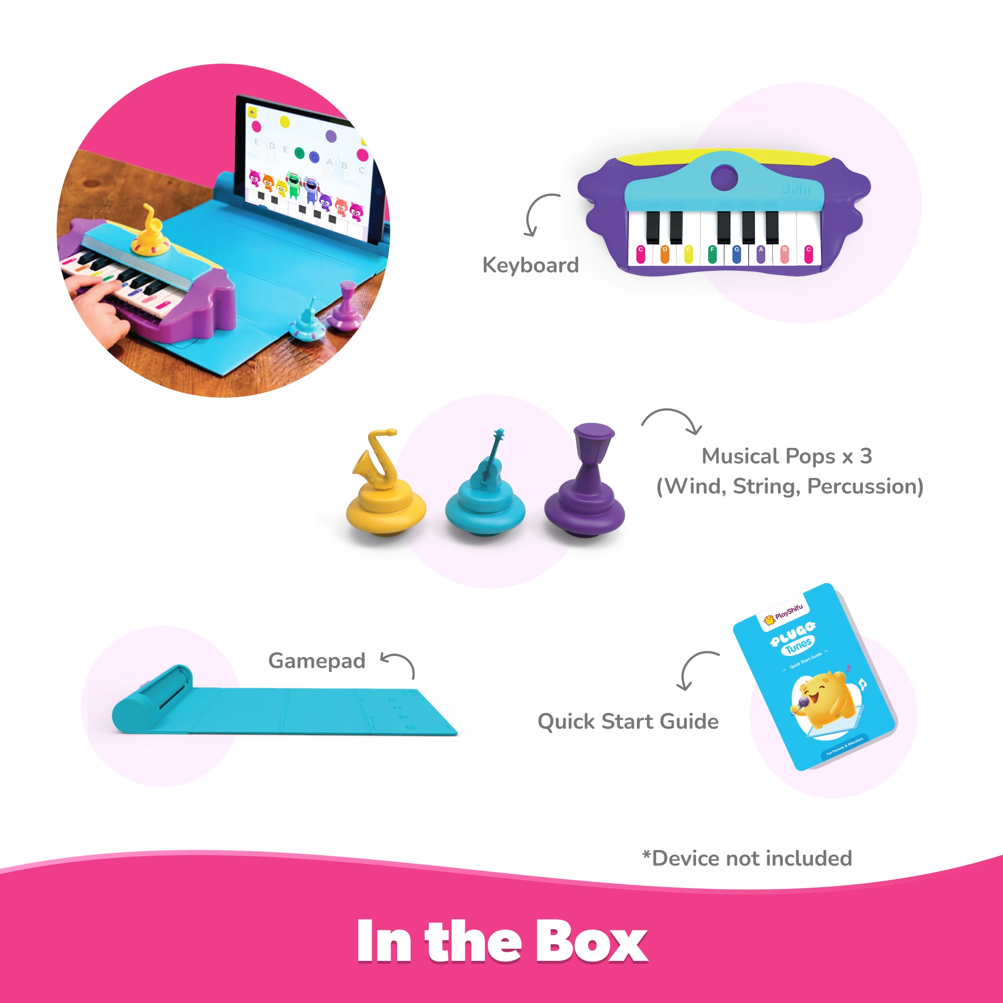 Tunes Piano Learning Kit - 50+ songs 5-10 years