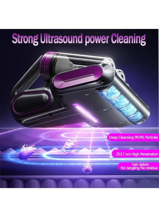 Handheld Deep Mattress Vacuum Cleaner - 10Kpa Low Noise Cordless