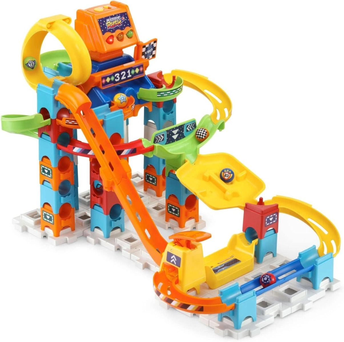 Marble Rush Raceway Set - 73 pieces