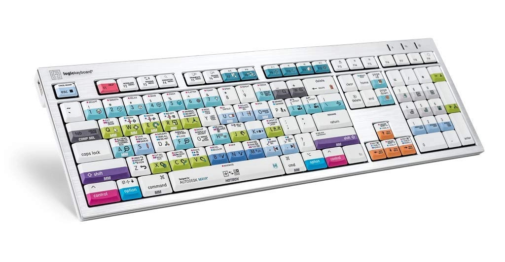 Logickeyboard ALBA - US Wired/Wireless