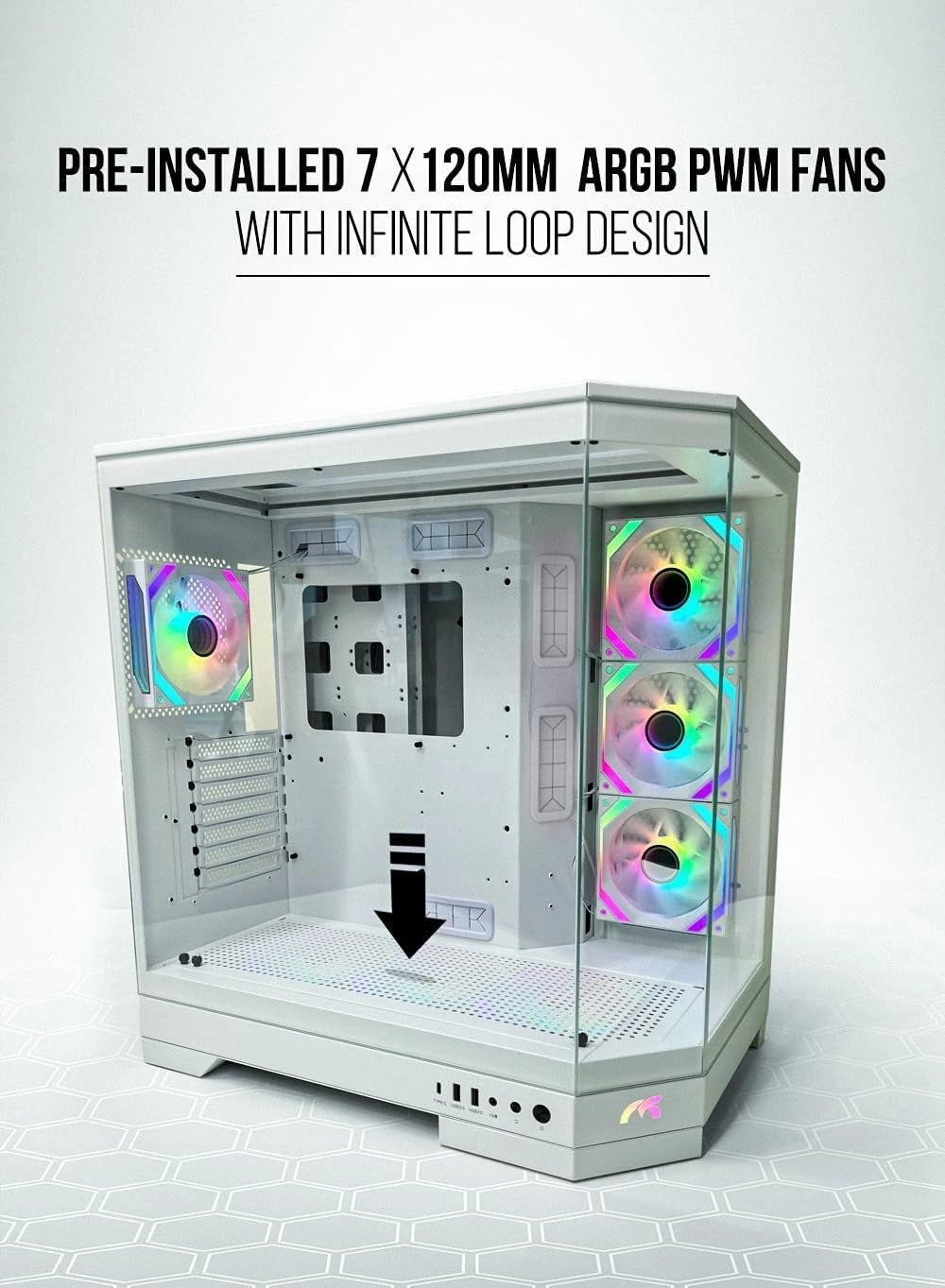 PRISM - Triple Glass Panel Mid Tower