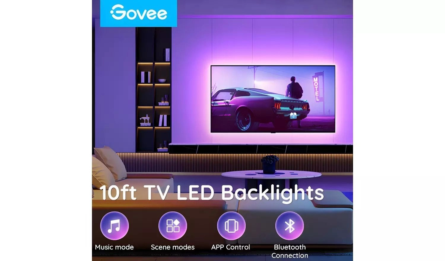 RGB Smart TV LED Backlight - 10 Feet Long