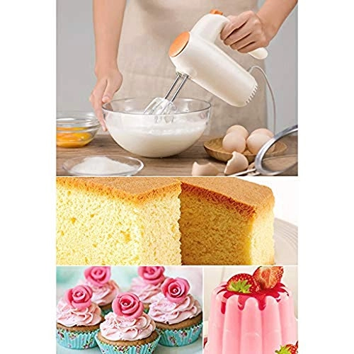 Handheld Electric Egg Beater - High Power 5-speed Turbo