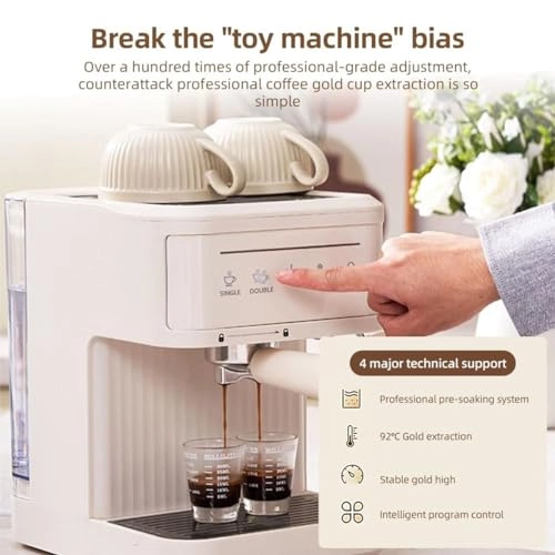 Multifunctional Electric Coffee Machine - 20Bar Steam Wand