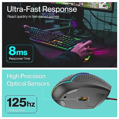 TroneX Wired Gaming Mouse - USB