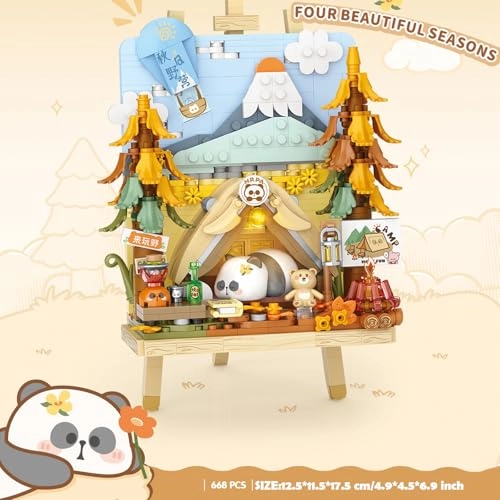 Panda 3D Painting Model - 650pcs