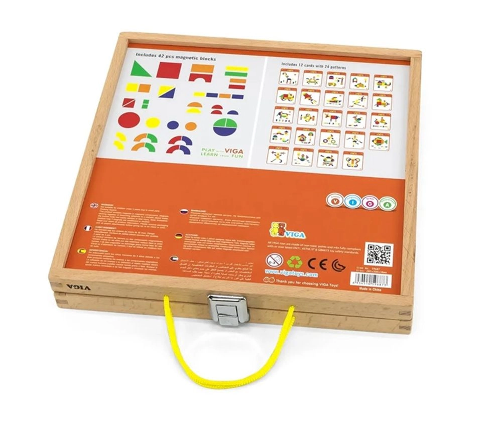 Magnetic Blocks Puzzle - 42 pcs