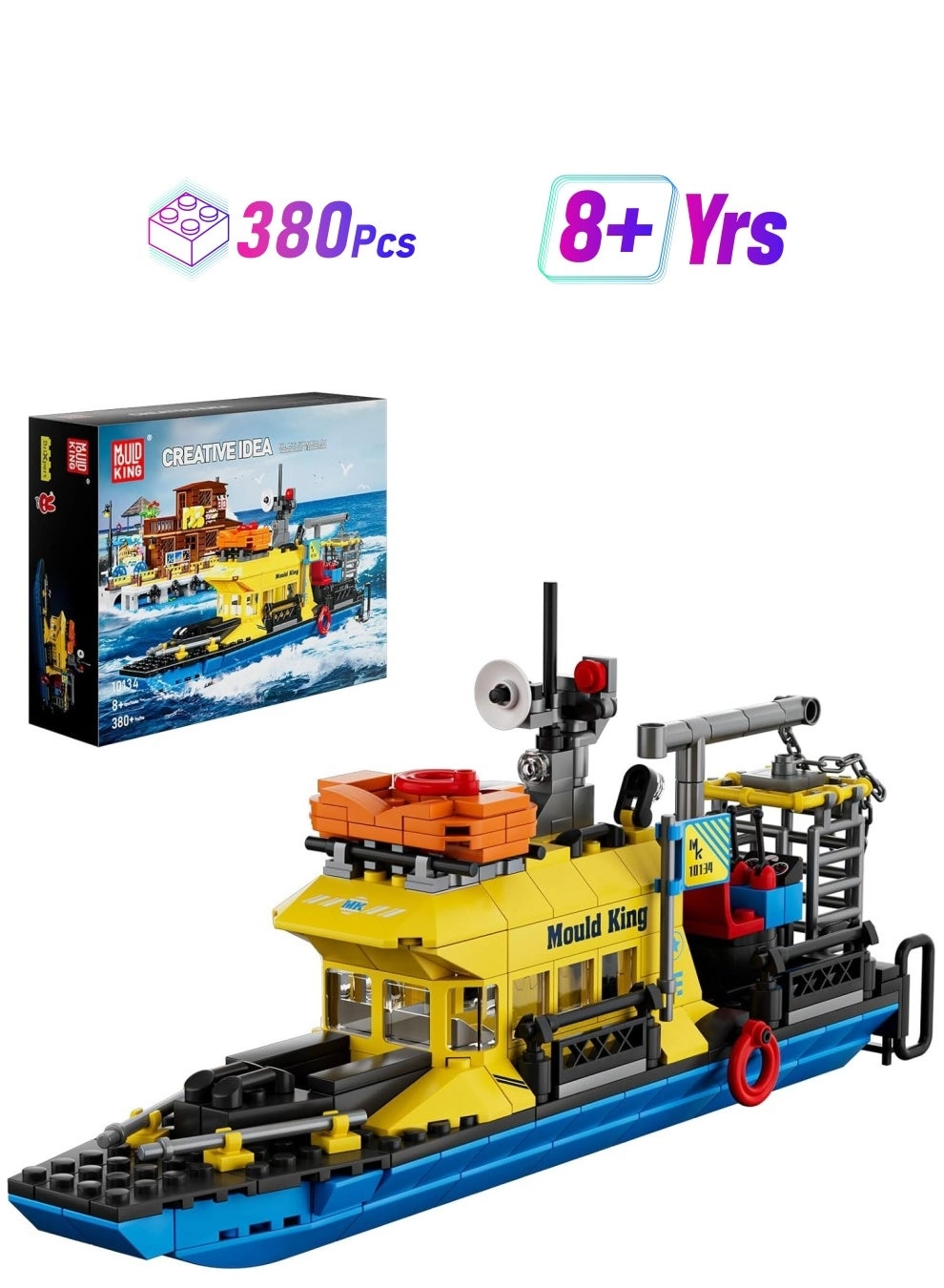 mould king Ocean Explorer Ship - Vehicle