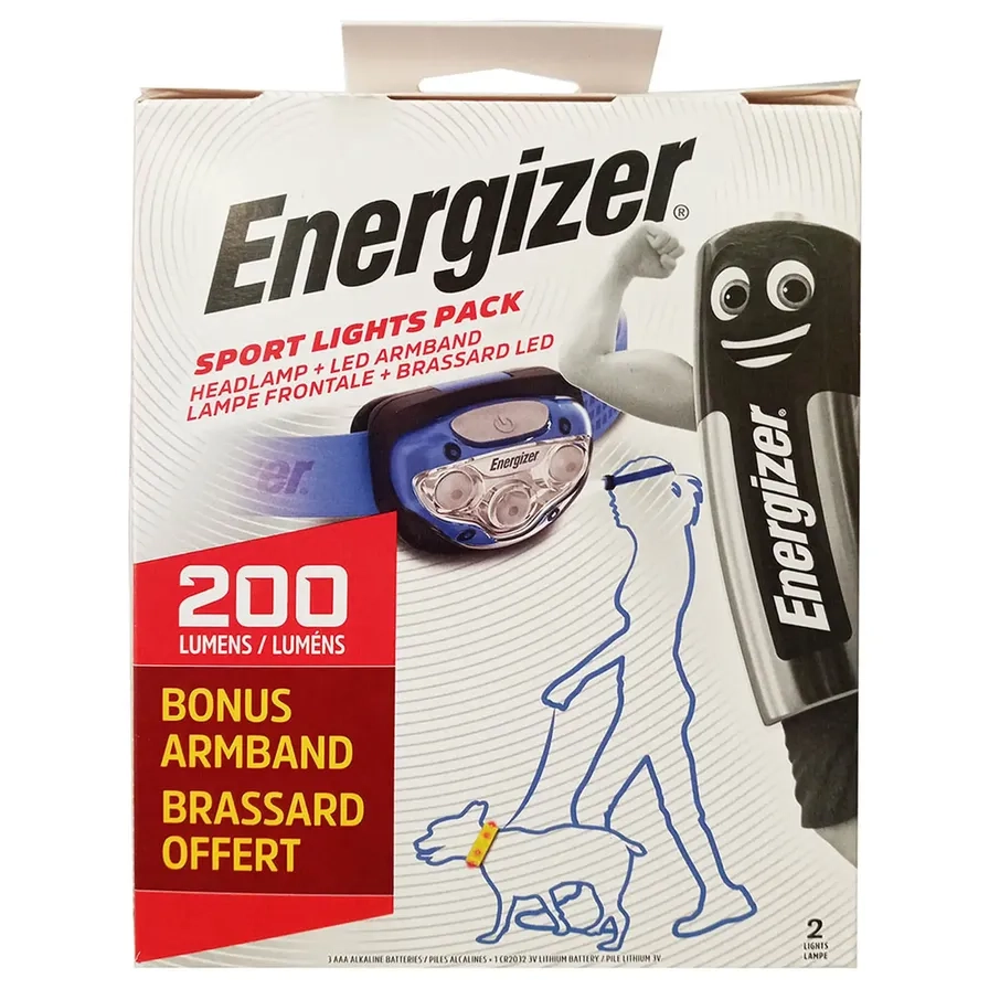 Energizer Sport Pack Headlamp - 200lm LED Armband