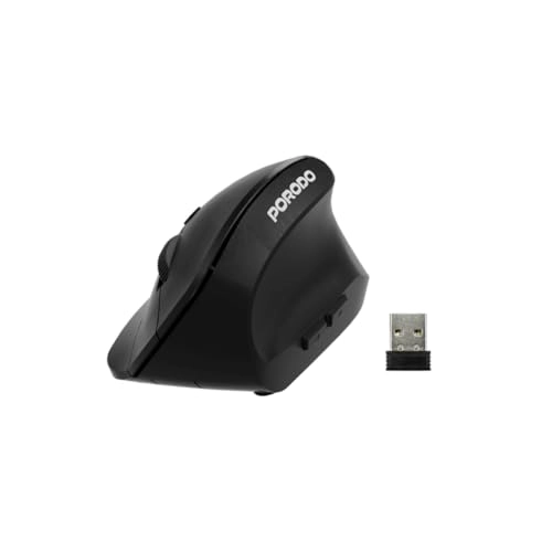 Vertical Ergonomic Optical Mouse - Bluetooth Wi-Fi