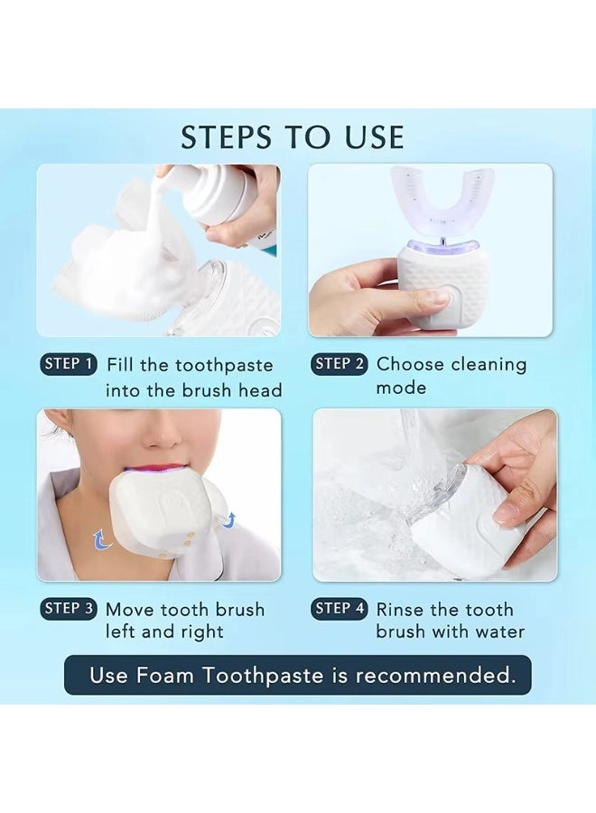 Ultrasonic Teeth Cleaner - U-Shaped 30,000 VPM USB Rechargeable