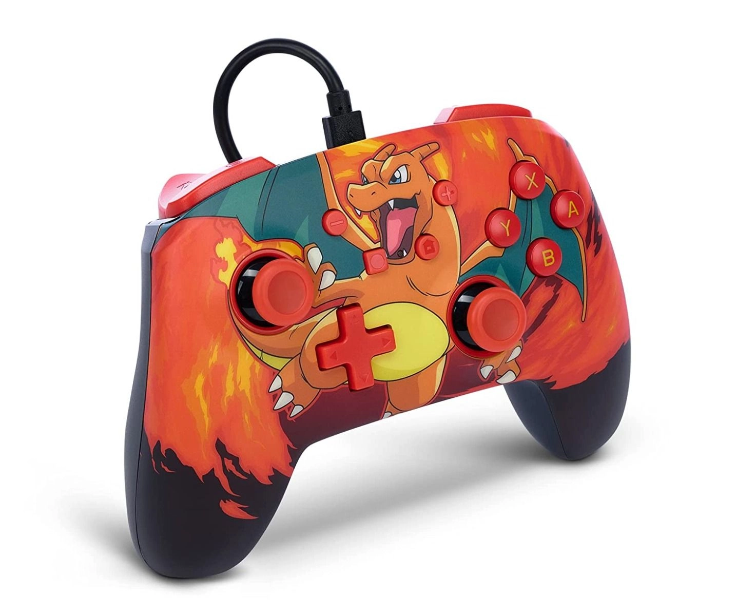 Enhanced Wired Controller - Charizard Firestorm Nintendo Switch