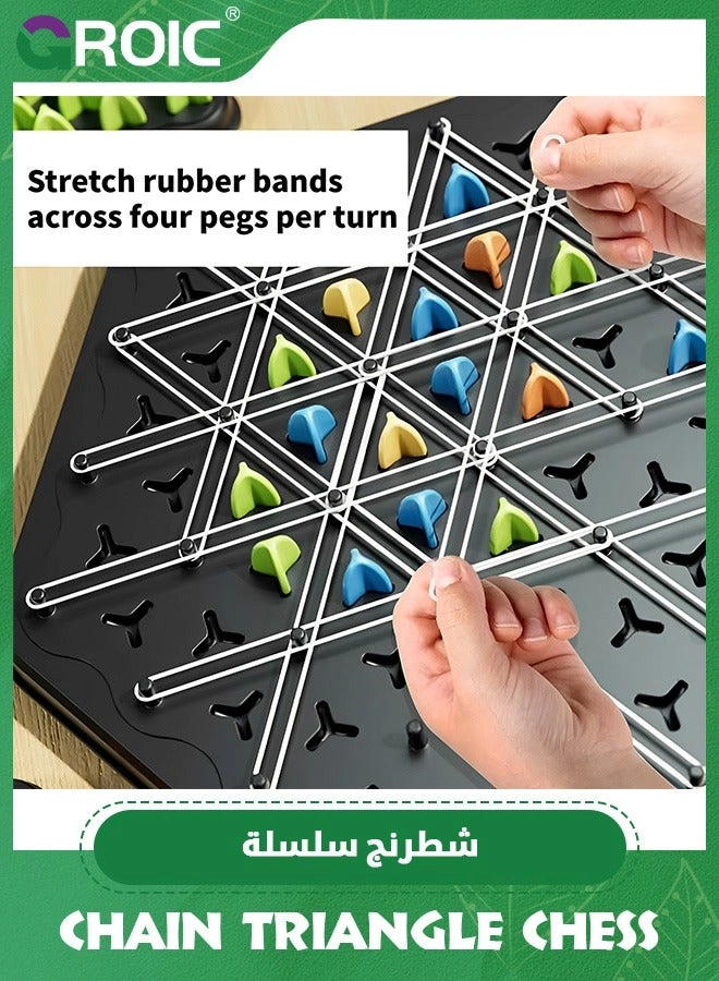 Chain Triangle Chess Game - Rubber Band Game