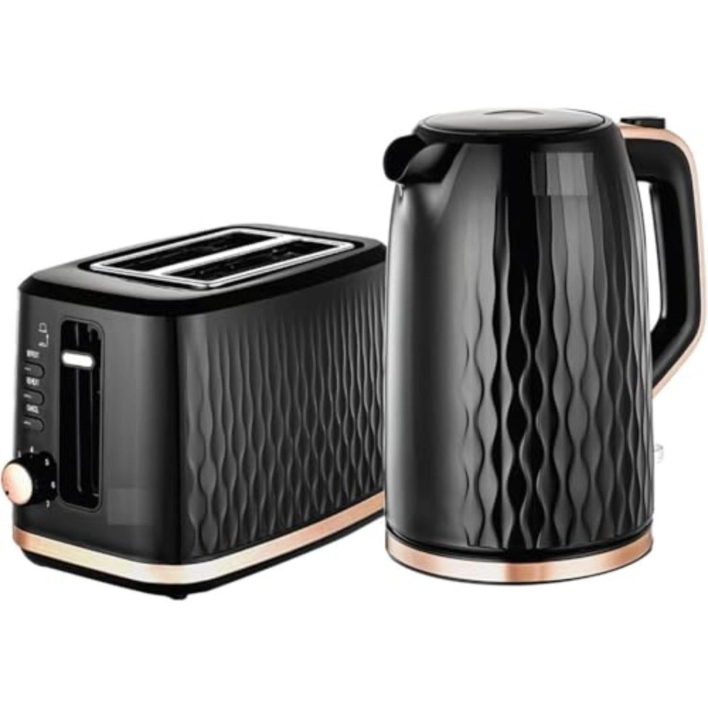 Generic Kettle - 1.7L + Toaster - 7-Level Browning Control Wide Slots