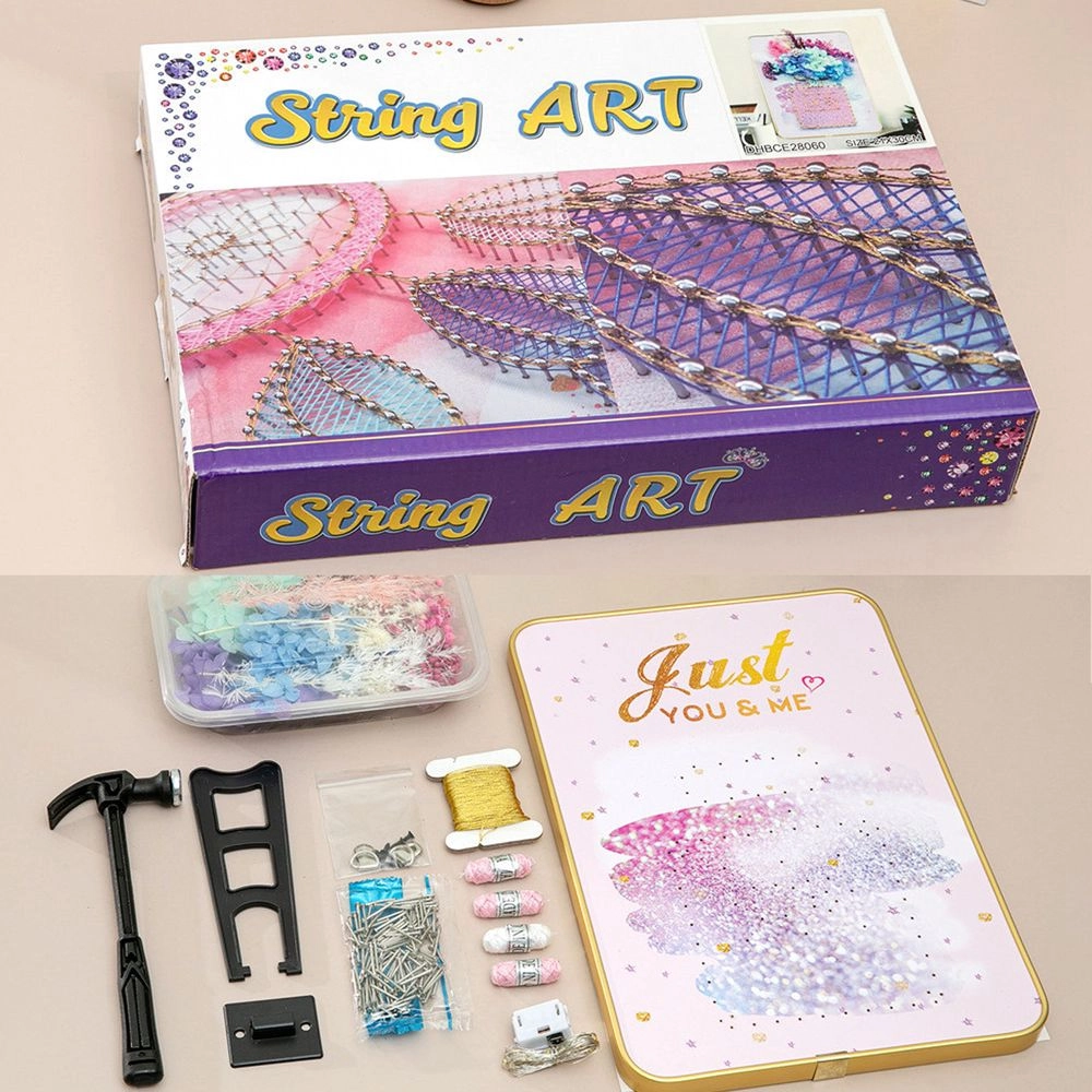 DIY String 3D String Art Kit - 6+ years