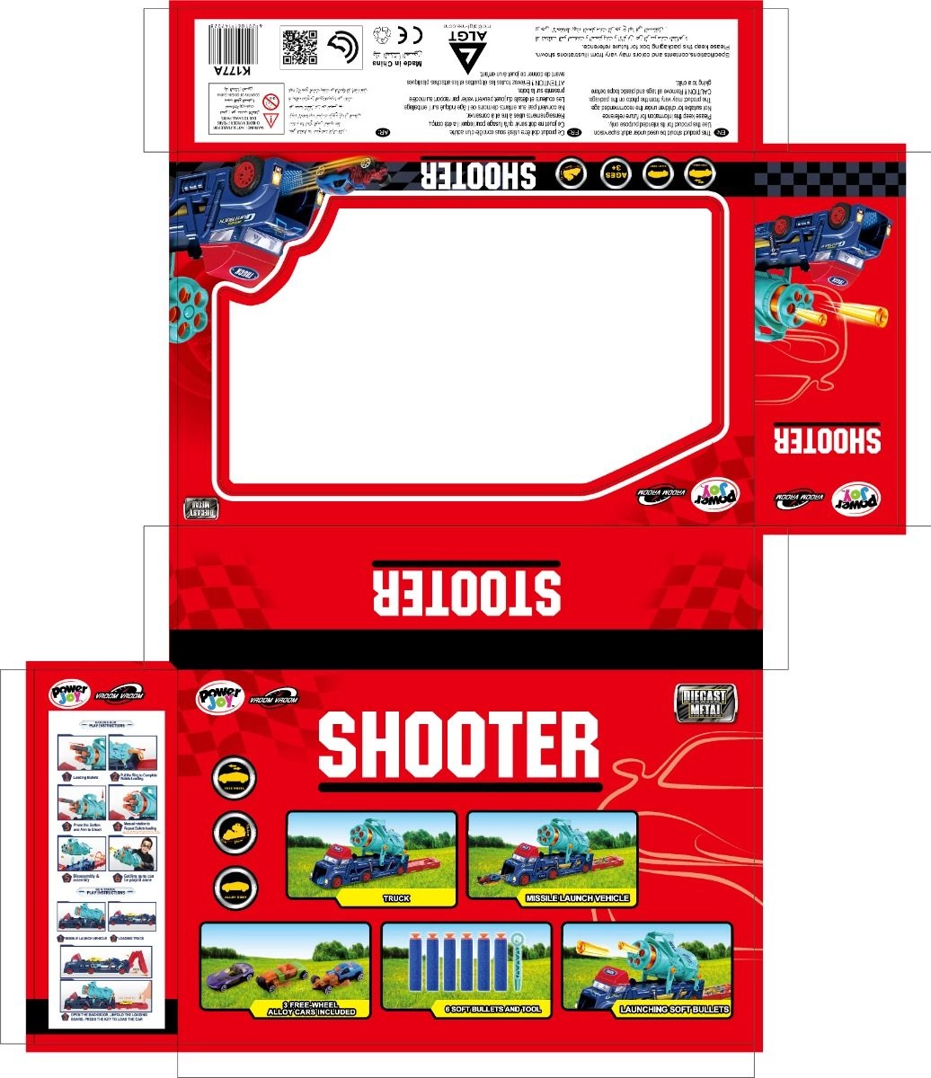 V.Vroom Dc Shooter - 3 Pcs