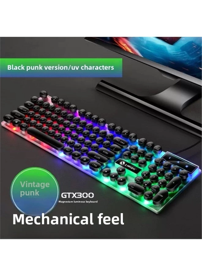 Mechanical Feel - Wired + E-sports Mouse