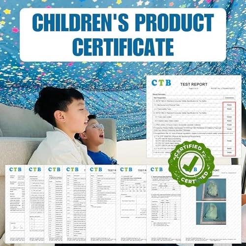 Magic Fort Building Kit - 10 x 10 feet CPC certified