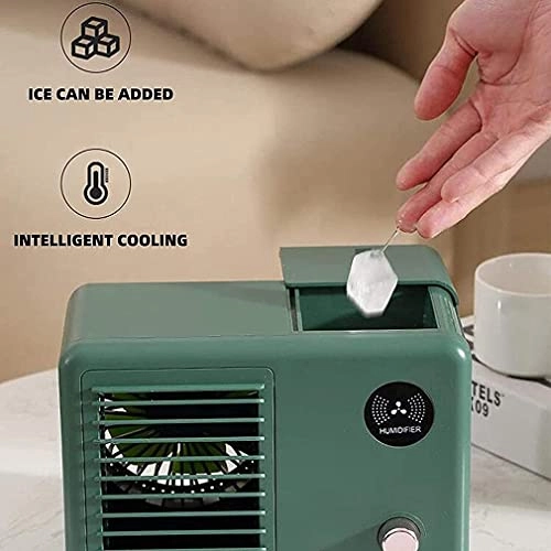 Rechargeable Evaporative Air Cooler - 300ML 3 Speeds 2000mAh