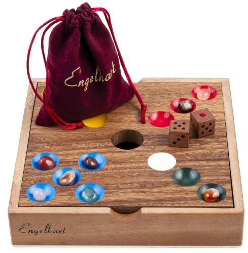 The Pig Hole/Stones - Walnut Wood Box 60 Semi-Precious Stones