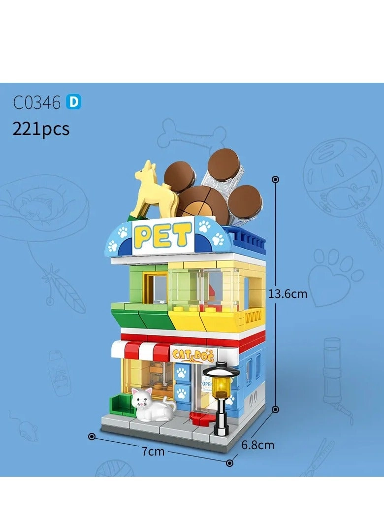 Building Blocks Set - Flowers 903 pcs