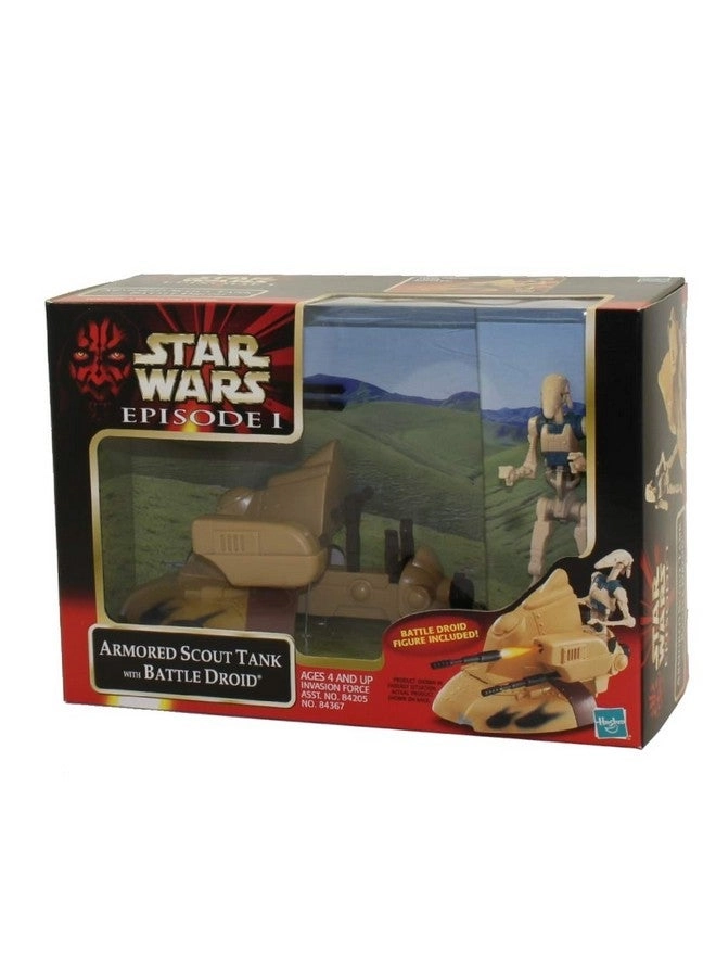 Star Wars Episode I Armored Scout Tank + Battle Droid
